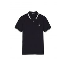 Polo Fred Perry Twin Tipped Hombre Marino