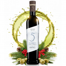 5 Elementos Gran Selección Aceite de Oliva Virgen Extra Hojiblanca 500ml | Premio Mejor AOVE Mario Solinas Pequeños Productores 2025 | Extracción en Frío