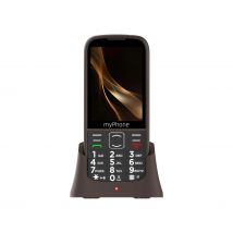 myPhone Halo 4 Plus LTE Teléfono móvil para personas mayores sin contrato, Dual Nano-SIM, pantalla de 3,5", teclas grandes, base de carga, batería grande (2500 mAh), 4G, cámara de 2 MP – Colección