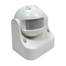 LED ATOMANT Detector de Movimiento Infrarrojos Orientable Superficie, Sensor Lumínico Regulable, Alcance 6m, Ángulo Detección 180º, Compatible con Bombillas y Luminarias LED, Ideal para Interiores,