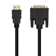 Aisens Cable DVI a HDMI Macho/Macho 3m Negro