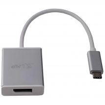 LMP 15983 USB-C DisplayPort Plata Adaptador de Cable - Adaptador para Cable (USB-C, DisplayPort, Plata)