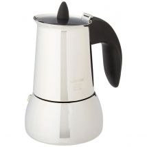 Cafetera Italiana Valira ISABELLA 4T Negro Acero Acero Inoxidable