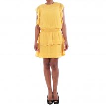 VERO MODA 10193957 VMARUBA S/S SHORT DRESS SB8 YOLK YELLOW Mujer Vestido Mono Falda Vestir 20330