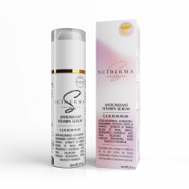 SCÏDERMA SERUM VITAMINA C 60 ml – E, B1,  B2, B6, B9 y B12 | Astaxantina, Niacinamida, Ácido Hialurónico, Ferúlico y Salicílico, Peptidos, Resveratrol, Centella – SERUM FACIAL ILUMINADOR Y ANTIMANCHAS