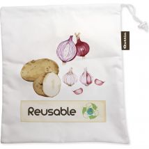 Quttin - Bolsa Alimentos Reutilizable 39.5x35cm - Práctica, Resistente y Ecológica - Lavable y Versátil