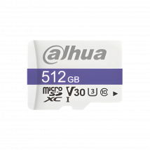 Tarjeta Microsd Dahua 512GB Velocidad de Lectura 100mb/s Velocidad de Escritura 80mb/s Clase C10 U3 V30 TBW 70TB