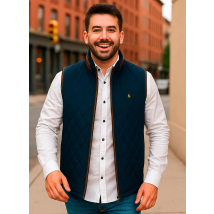 Chaleco de hombre de vestir, acolchado a rombos,  marca SC ORIGINAL- 100% Polyester - Fabricación nacional, TALLAS GRANDES