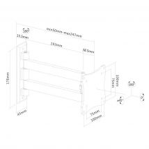 Soporte de Pared para Monitor/tv Neomounts Newstar FPMA-W820BLACK - Fácil Instalación