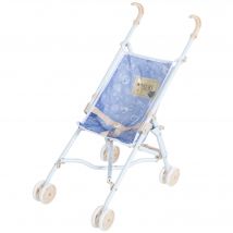 COLORBABY - Silla de paseo para muñecas plegable, modelo Nature Blue, carrito juguete +3 años, estilo paraguas, cochecito 28x42x56 cm, juguetes para niñas y niños, carro para muñeco