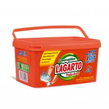 Lagarto 100 Pastillas para Lavavajillas Uno-100Uds, Compuesto Blanco,   CAJA de 100 Unidad (Paquete de 1)