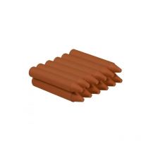 Jovi - JOVI CERAS WAX CRAYONS JUMBO GRUESAS UNICOLOR CAJA DE 12 MARRÓN CLARO 98003
