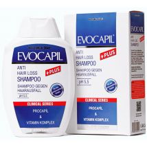 EVOCAPIL PLUS Champú anticaída con Procapil y vitaminas. Refuerza el cabello, previene la caída del cabello.