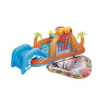 Bestway Piscina Hinchable Parque de Juegos Volcan 265x265x104 cm +2 Años Jardin 53069