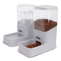 Nobleza - Comedero Automático y Bebedero Gatos Perros, Dispensador Comida Gatos y Perros 3.8 L, para Perros y Gatos pequeños y medianos, Pack 2 Unidades