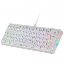 Mars Gaming MKMINIPRO, Teclado Mecánico Ultra-Compacto 60%, Switches Mecánicos Hot-Swappable,