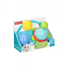 Juguetes de baño para bebé / Fisher-Price / Set DHW16 con figuras de animales flotantes y pegatinas, ideal para jugar y aprender durante el baño, multicolor