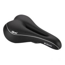 GES | Sillín Gel Man Comfort - Dimensiones: 270 x 174 mm. Color: Negro Disciplina: Paseo-Ciudad Agujero central anti-prostático