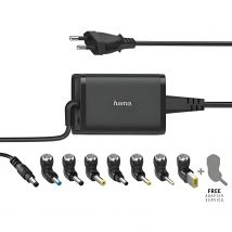 Hama - Fuente de alimentación para Ordenador portátil (19 V, 45 W, 7 adaptadores)