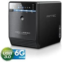FANTEC QB-35US3-6G - Carcasa para 4 discos duros de 3.5″ con USB 3.0 & eSATA