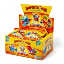 SUPERTHINGS KAZOOM Power Warriors –Caja de 25 Sobres con Figuras coleccionables. Figuras Regulares, Efecto Metalizado, Plateadas, Doradas y el UR. Cada sobre Contiene 1 Superthings