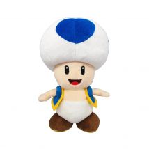 Together Peluche Oficial Toad Azul Super Mario 20 Cm Nintendo
