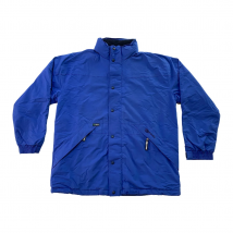 Astore Chaqueta Cortavientos Impermeable Polartec con Capucha Escondida Vintage Años 90 Nueva Talla L Color Azul Rey Ropa de Esqui y Montaña Nueva para Coleccionistas de Ropa Deportiva Alta Calidad