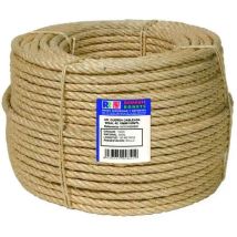 Cuerda cableada ROMBULL sisal 4 cabos 16 mm. 100 m.