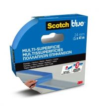 Rollo de cinta adhesiva para enmascarar pintor scotchblue multisuperficie 24mm x 41m scotch 7100289922