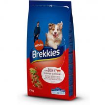 Brekkies Pienso para Perros con Buey y Verduras 15 kg - Alimento completo y equilibrado con Buey, Verduras y Cereales para tu mascota. Huesos y dientes fuertes, Pelo brillante y piel sana - Affinity