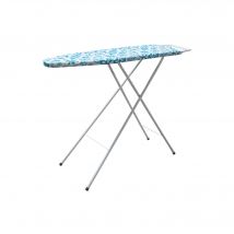 Cofan Tabla de planchar | Altura regulable | Patas antideslizantes | Funda 100 % algodón | Medidas: 110 x 32 cm