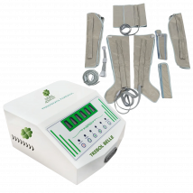 TRÉBOL ADVANCE Presoterapia Profesional Completa Trébol Belle 2 perneras, 2 brazales, Faja Abdominal y conexiones completas