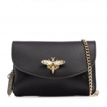 FIRENZE ARTEGIANI Aquilonia bolso de mano mujer. Piel auténtica acabado Dollaro. Fabricado en Italia 17,5x6x11,5 Cm.