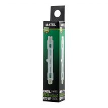 Bombilla Halógena Lineal 120W 78mm 2700K Luz Calida Eco Matel