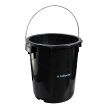 Cubo para mezclas profesionales, Collomix, modelo Mixtub 34 L negro – alta resistencia y capacidad ideal para mortero, adhesivo y materiales de construcción