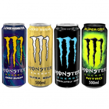 Caja 24 Monster Ultra Variados (6 Lewis Hamilton, 6 Ultra Gold, 6 Absolutly Zero, 6 Nitro)