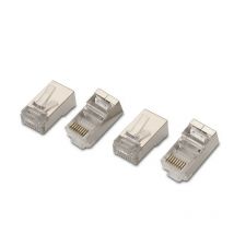 AISENS - A138-0293 conector RJ-45 Acero inoxidable, Transparente A138-0293