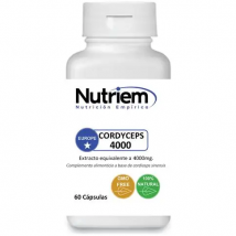 NUTRIEM Cordyceps 4000 - Cápsulas 60 - Agaricus Blazei, Acerola