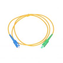 EXTRALINK PATCHCORD SC/APC-SC/UPC SM G.652D SIMPLEX 3.0MM, cable de fibra óptica 5M, cable de fibra óptica, redes FTTH, LAN, WAN, sistemas WDM, cable de fibra óptica, cable Ethernet