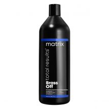 Matrix Total Results Brass Off Acondicionador Matizador Azul para Cabello Castaño Aclarado 1000 Ml