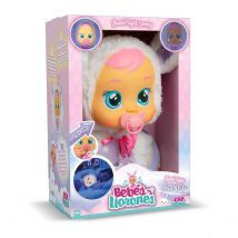 BEBÉS LLORONES Buenas Noches Coney | Muñeca con Luz nocturna y Melodías para jugar y relajar antes de Dormir - Juguete y Regalo para niñas y niños +18 Meses
