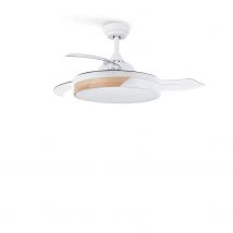 Create - Ventilador de Techo WIND CLEAR con Luz LED y Control Remoto - 6 Velocidades