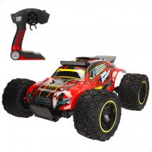Maisto Tech - Coche teledirigido 4x4, Bad Buggy, ruedas gigantes con tacos, frecuencia 2.4 GH.z, 6 direcciones, alcance 35 metros, todoterreno, carga USB, radiocontrol niño, control remoto, coches