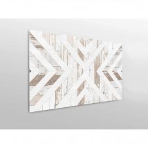 Oedim - Cabecero de Cama PVC 5mm Madera Lineas Madera Blanca - Varios Modelos Disponibles