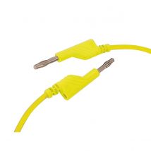 Hirschmann Cable de Medición de Silicona con Conector de 4mm y Muelle de Contacto en Ambos Lados