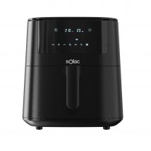 Solac - Freidora sin Aceite Airfryer 7 Litros  11 menús  Air Fryer 40-200º  1.650 Watios  Antiadherente  Apta lavavajillas  Panel control táctil multifunción  Programable Temporizador  Freidora Aire