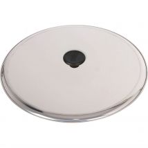 Quttin - Tapa de Acero 31cm Gira Tortillas - Resistente y Duradera - Diseño Moderno y Sellado Perfecto