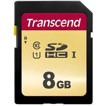 Transcend SDC500S - Tarjeta de memoria SDHC (8 GB) color dorado