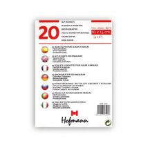 HOFMANN - Álbum de Fotos con 20 Hojas Eslipin, Fotos de 10x15 Cm, 4 Anillas