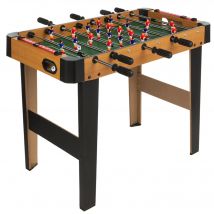 CB Games - Futbolín de madera para niños, con marcadores manuales, para 2-4 jugadores, futbolines para niños, fútbol niño, juguetes 6 años, fácil de montar